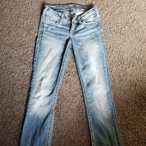 25x33 silver jeans